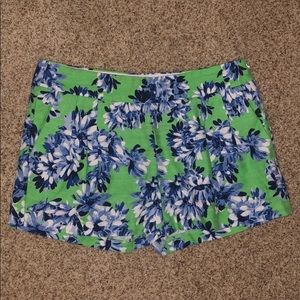Floral J. Crew shorts